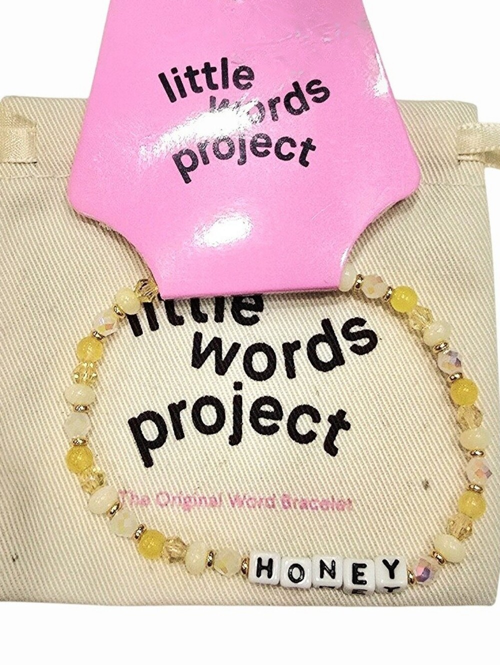 Little Words Project, "'Honey" Beaded Bracelet
